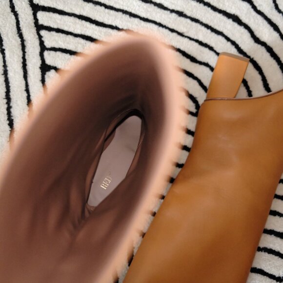 NEW RED Valentino Knee-High Leather Boots | Camel Brown | Size 39 (US 8.5–9) - Picture 6 of 10